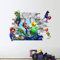 Gemeng™ Cartoon Mario Wandaufkleber Kinder 3D Wandaufkleber Super Mary Dekoration Aufkleber