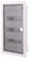 Intratec Coffret de distribution encastré, IP40 – Boîtier de distribution intérieur avec porte pour installation en milieu sec, 3 rangées, 36 modules, 592 x 347 x 92 mm, blanc