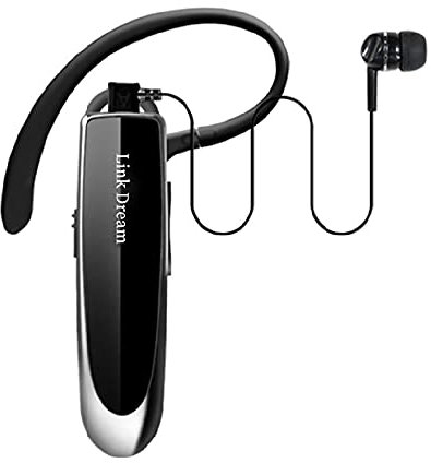 Docooler Link Dream Auriculares Manos Libres,Bluetooth 4.1 Auriculares inalámbricos intrauditivos Auriculares comerciales con micrófono Auriculares Manos Libres Mini Smart