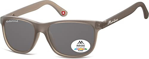 Montana Eyewear Unisex MP48D Sonnenbrille, Matt hellgrau, 58