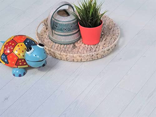 PVC Bodenbelag Vinylboden in hellem Hochglanz, Zuschnitt (2m breit, 2m lang)