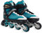 STAMP Unisex-Adult Patins en Ligne Ajustable semi-Soft SKIDS Control Oxygen T. 42-45, Blue-Black