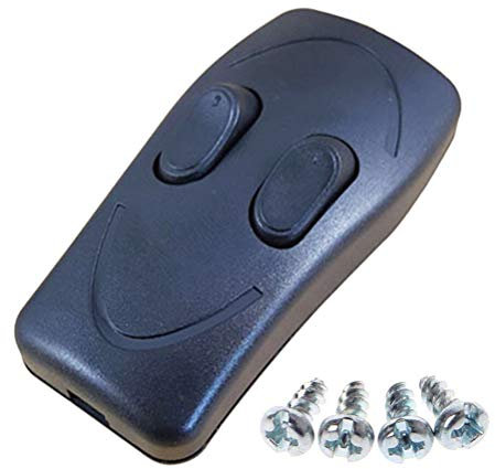Interruptor Inteligente de Mesa para Lámpara de Escritorio y Cama con Botón Doble Negro Compatible con Alexa y Assistant Control Remoto y Temporizador