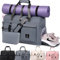 Sporttasche Damen Reisetasche Weekender Bag - Myhozee Handgepäck Tasche Gym Duffel Bag mit Kulturtasche, Schuhfach & Nassfach, Schwimmtasche Yogatasche Kliniktasche für Herren Damen Reise Fitness Yoga