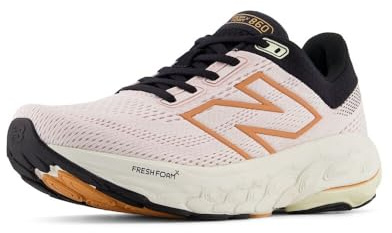 New Balance Women's Fresh Foam X 860 V14 Running Shoe, Pink Granite/Copper/Calcium, 41 EU