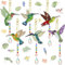 AUAUY 6 PCS Diamond Painting Kristall Sonnenfänger Windspiel Set, 5D Doppelseitige Diamond Painting Schlüsselanhänger Kristall Hängender Ornament Doppelseitige Hängende Ornamente für Erwachsene Kinder