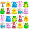 SCIONE 18PCS Mini Tier Plüschtiere Bunte Party Tasche Füller für Ostern Kinder Plüschtiere Geschenke für Klassenzimmer-Preise Geburtstag Spiele Party