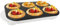 AEWHALE Crêpes électrique avec 6 Trou,1500W,Revêtement antiadhésif,Cuisson rapide Pour Mini-Crêpes Blinis| Mini Crêpe | Cuisson des Omelettes, du Bacon, des Hamburgers