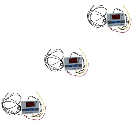 UPKOCH Termostato Digitale Programmabile Da 3 Pezzi Per Modulo Elettronico Domestico Regolatore Di Temperatura Digitale Interruttore Di Controllo Termostato Sensore Termostato Camper