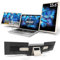 Laptop Screen Extender, 15.6 Portable Monitor, FHD 1080P IPS 360° Rotation Screen Triple Monitor Laptops, Removable Multi-Mode Monitor for 13”-17” Laptops Compatible with Mac/Wins/Android/Dex