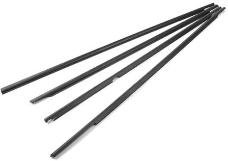 Fenster- und Türdichtungen Autos 4 Teile/satz Auto Weatherstrip Fenster Außen Moulding Trim Tür Dichtung Gürtel Für VW Für Golf MK6 2008 2009 2010 2011 2012 Autotür Türdichtung