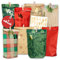 AMARI ® Adventskalender zum Befüllen Nr. 19 Christmas Morning - 24 Papier Adventstüten (mit Holzklammern) zum Basteln für Weihnachten - Papier Weihnachtstüten