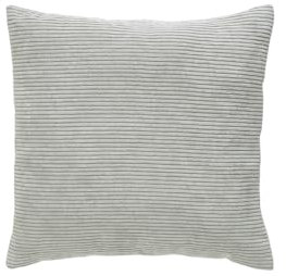 andiamo Kissen Emy in Cord-Optik - Sofakissen mit Füllung Bezug - Zierkissen Dekokissen Kopfkissen 40 x 40 cm grau