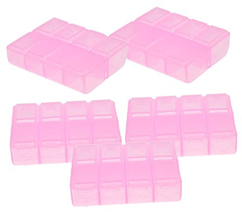 VILLFUL Tablettenbox Reise Organizer Medikamente Zuhause Medikamenten-organizer Verschleißfest Tragbarer Haushalt Medikamenten-etui Praktisches Multi-grid-design