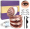 Magnet Wimpern 3D Magnetwimpern Wimpern, 8 Paare Magnetische Wimpern Natürlicher Look, Kein Kleber Nötig, Wasserdichtem Künstliche Wimpern mit Applikator für Tägliches Make-up oder Dating, Hochzeit
