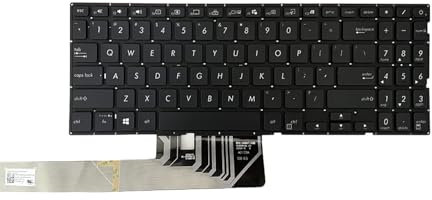 Table-King Tastiera di ricambio retroilluminata con distribuzione negli Stati Uniti. USA per ASUS X571 X571U X571G X571GT X571F VX60F VX60T VX60GT