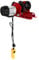Carro eléctrico - 1000 kg máximo - 370 W - Ancho ajustable de 68 a 120 cm - Para cabrestante eléctrico - 10 m/min
