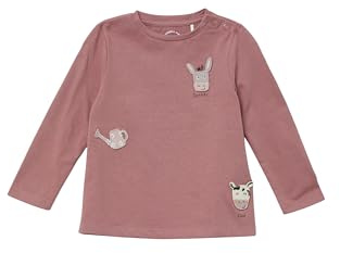s.Oliver Longsleeve in A-Form mit gestickten Patches