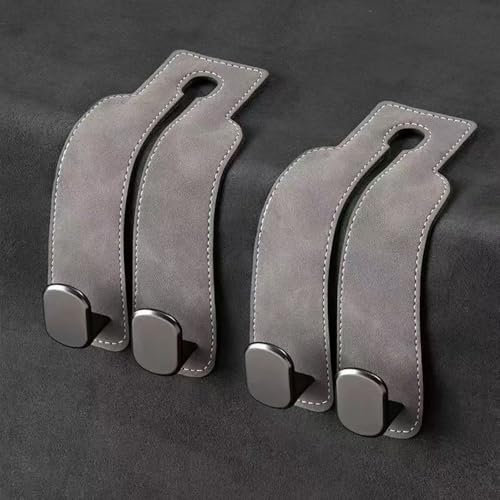 2 Stücke Auto Lagerung Haken für Toyota Aygo X Zubehör Innenraum,Doppelhaken für Autositzrückseite - Kopfstützen Auto Haken