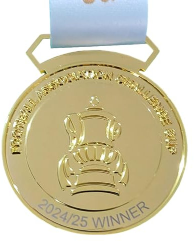 MIAOWR 2024-2025 FA Champions Medals Replica Football League Cup Souvenirs Fans Collectibles Gifts