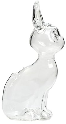 Générique Flacon De Conservation pour Poils De Chat | Bouteille Mémoire Après Perte Animale | Contenant en Verre Souvenir Félin pour Femmes Filles Famille Amis Parents Grands-Parents