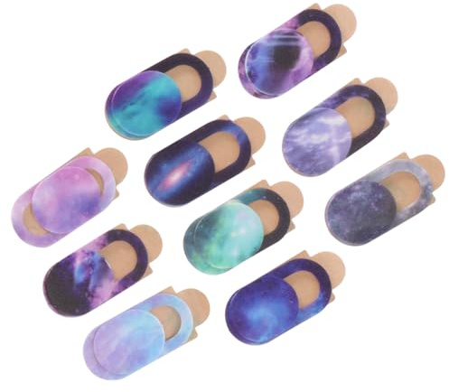 Kisangel 10 Stück Teiliges Webcam Cover Ultradünne Selbstklebende Kameraabdeckung für Laptop Smartphone und Tablet Kompatibel Praktische Frontkameraabdeckung in Gemischten Farben