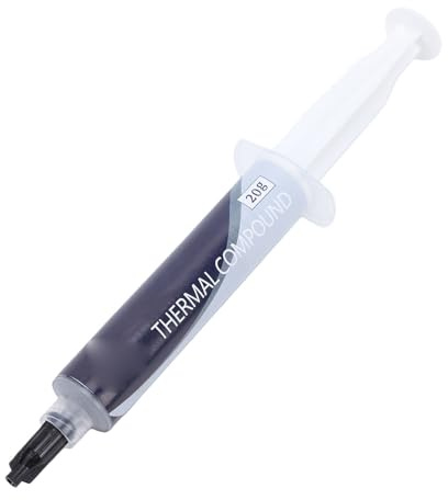 Jectse Wärmeleitpaste für CPUs, Konsolen, Grafikkarten, Laptops, Prozessoren, Hohe Wärmeleitfähigkeit, 20 G, Grau (20g)