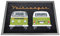 BRISA VW Collection - Volkswagen Fuß-Matte-Tür-Vorleger-Schuh-Schmutzfang-Abstreifer mit T2 Bulli Bus Motiv (Bus Front/Grün)