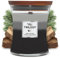 Yankee Candle WoodWick mittelgroße Trilogy-Duftkerze im Sanduhrglas mit Pluswick-Innovation, Warm Woods