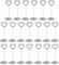 Kartenhalter Clip,Herz Tischnummer 20 Pack Namenskartenhalter mit robusten Basis für Hochzeit Fotos Dekoration Stahl Silber 8.5 cm