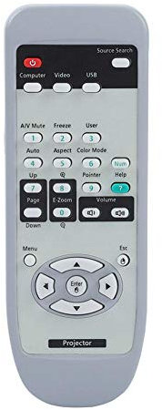 Diyeeni Mando a Distancia para EPSON EMP-7800 EMP-7850,Reemplazo DE Control Remoto Universal Projector