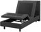 Cama Ajustable eléctrica con Mando a Distancia de Tela Gris Oscuro 90 x 200 cm Duke