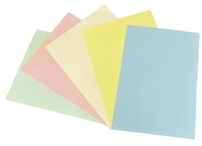 DJP Lot de 100 feuilles de papier de couleur pastel A4 80 g/m² pour imprimante, photocopieur, loisirs créatifs, scrapbooking