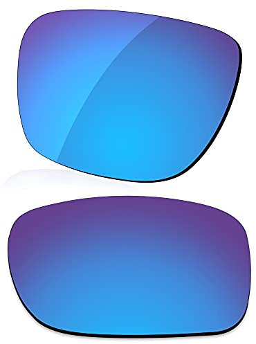 LenzReborn Polarized Lens Replacement Compatible with Ray-Ban RB4165-54 Justin Sunglass - Ice Blue - Polarized Mirrored