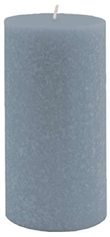 Root Candles Unscented Candles Premium Beeswax Blend Pillar Candle, 3 x 6-Inch, Williamsburg Blue