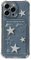 Marmot iPhone 12 Case, Korean Y2K Star Soft Case with Card Slot Holder, Cute Kawaii Transparent Protective Shockproof Back Cover