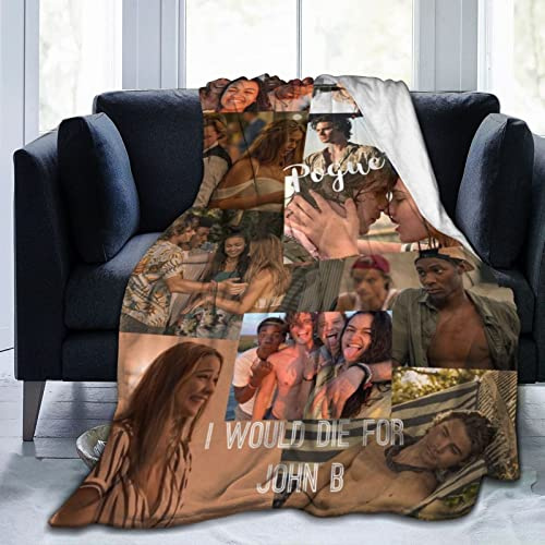 Outer Banks Fleece-Überwurfdecke, ultraweich, gemütlich, luxuriös, flauschig, für Couch, Bett, Sofa, leichte, warme Plüschdecken, Bettwäsche für alle Jahreszeiten