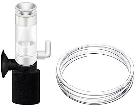 Filtro in spugna per acquario, mini filtro per pompa d'aria, sistema di filtrazione per acquari con tubo da 1 m per acquario da 0,5-10 galloni