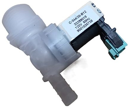 Válvula de Agua for lavavajillas VÁLVULA de Entrada única PS8729241 & 3278459 Compatible for Bosch Siemens 9001035738 00628334
