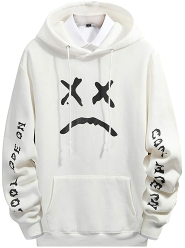 JJdocvanatic Sweat Homme Pull à Capuche Hoodie Sweatshirt Hiver Vetement Femme Streetwear