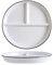 Hoshisea Assiette Compartiment Adulte, Assiette Compartiment, Plateau Repas Compartiment, pour les Fruits, Légumes, Snacks,