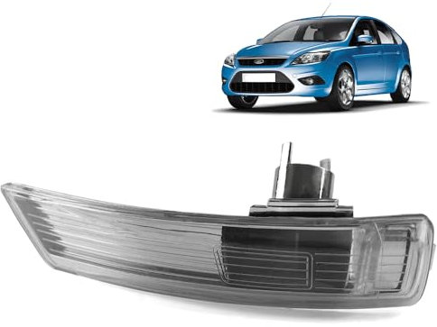 Robuste Außenspiegel-Blinkerlinse, transparent, linke Beifahrerseite, für Ford Focus ab 2004, Mondeo 2007–2015, 1538488, 1872845, 8M51–13B383-AA 8M51–13B383-AA 8M51–13B383-AB