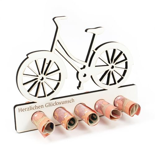 Dekolando Geschenk Fahrrad Damenrad Bike Personalisierte Geschenke Geldgeschenk für Fahrradliebhaber Fahrradfahrer Mountainbiker Rennradfahrer