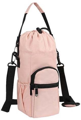 Wasserflaschen-Tragetasche, Wasserflaschen-Tasche zum Umhängen | Isolierte Wasserflaschenträger- -Outdoor-Tasche - Wasserflaschenhalter mit verstellbarem Schultergurt für Picknick, Wandern, Ra