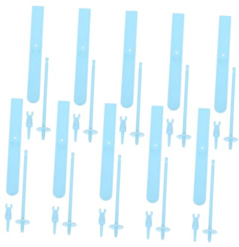 RORPOIR 5 Sets Mini Ski Puppenhaus Ski Miniatur Ski Für Puppenhaus Mini Ski Miniatur Ski Werkzeuge Ski Zubehör Für Puppen Mini Ski Für Puppen Winziger Ski Miniatur Ski Modell
