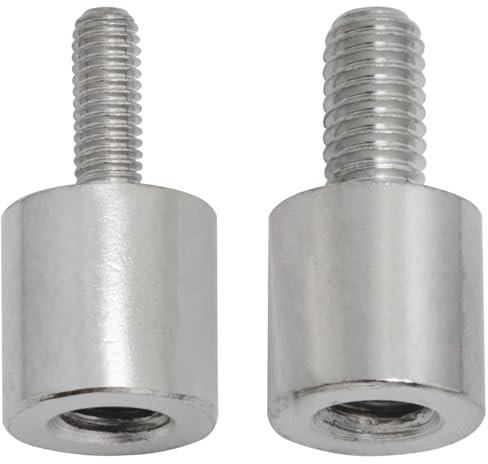 LUORNG 2PCS Screw Adaptor 1/4 inch Female to M6 Male 1/4 inch Female to M4 Male Mounting Camera Tripod Thread Adaptor for Projector DSLR Camera Camcorder Digital Voice Recorder