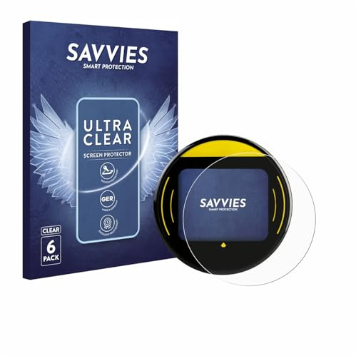 Savvies Schutzfolie für Nayax Onyx | 6 Stück Transparenter Displayschutz Made in Germany Ultra-Klar Displayschutz-Folie