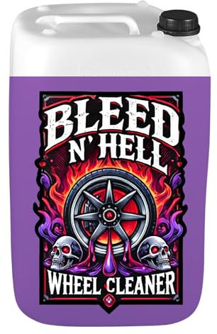 BleedNhell Iron Contamination Fallout Remover Alloy Wheel Safe Cleaner, Colour Changing. (25 litre)
