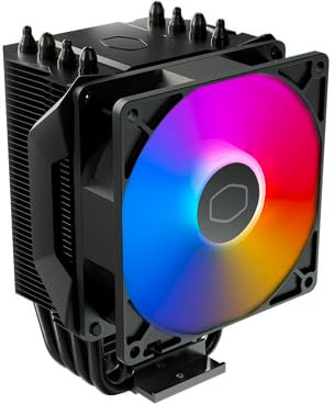 Hyper 411 Nano ARGB CPU Cooler, 2500RPM PWM Fan, Noise Level 30.04 dBA,4 Copper Heat Pipes, 136mm Tall, AMD Ryzen AM5|AM4, Intel LGA 1851|1700 Brackets