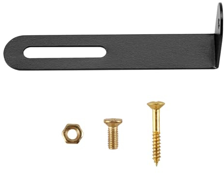 Agmoctz Electric Guitar Support Parts Scratchplate Bracket with Nut Gold Screws for LP Guitar Pickguard
